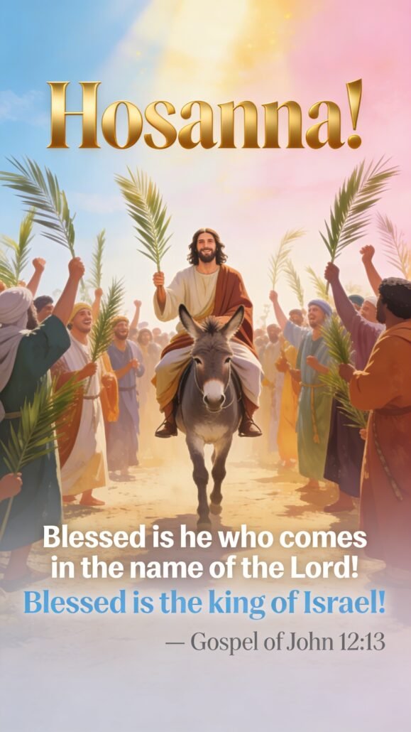 The Triumphal Entry of Jesus coming to the Jerusal 0001 - My Bible Song