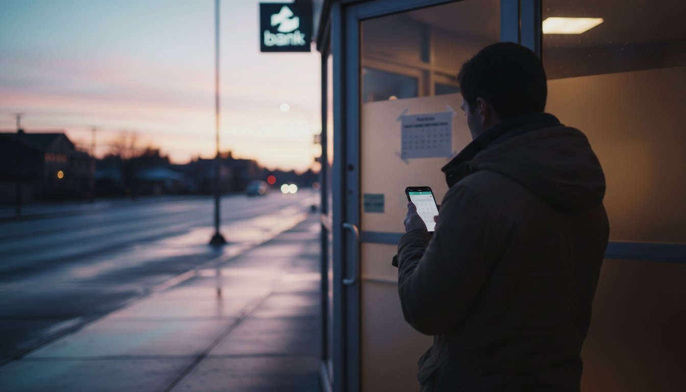 banks open monday how to check