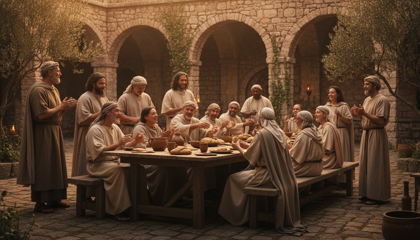 early christians shared daily life