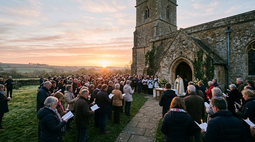 easter monday church customs attendance