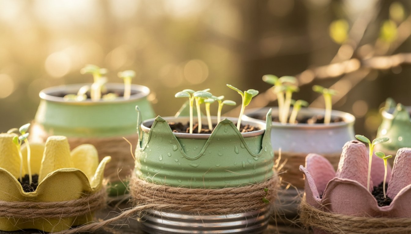 eco friendly spring crafts from recycled materials