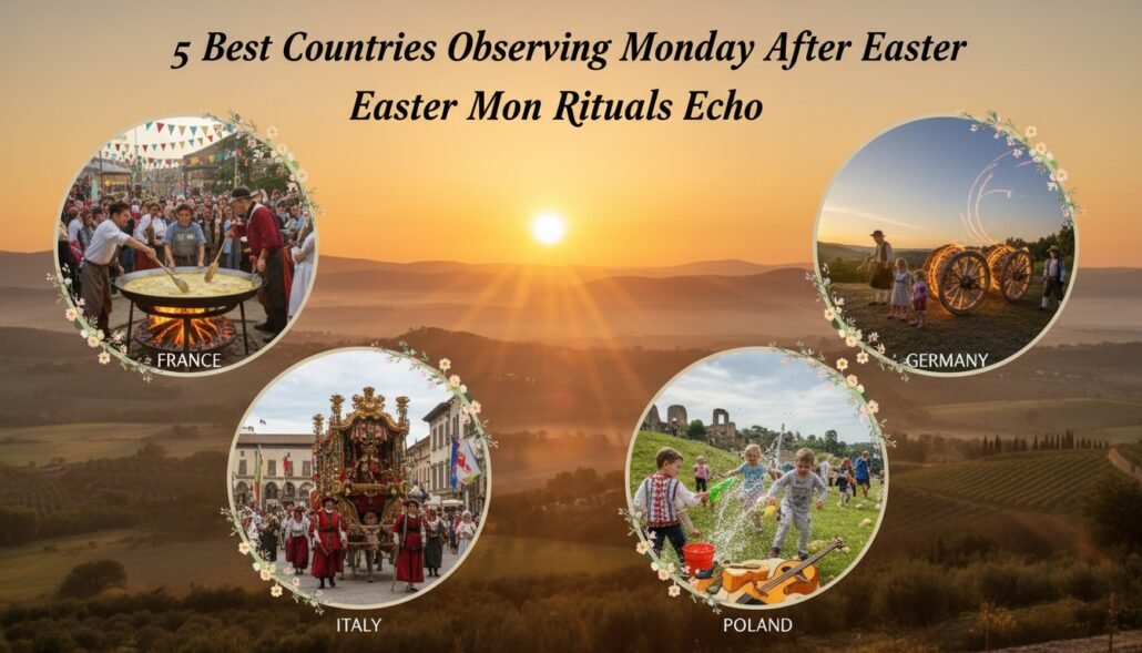 five best countries observe monday easter