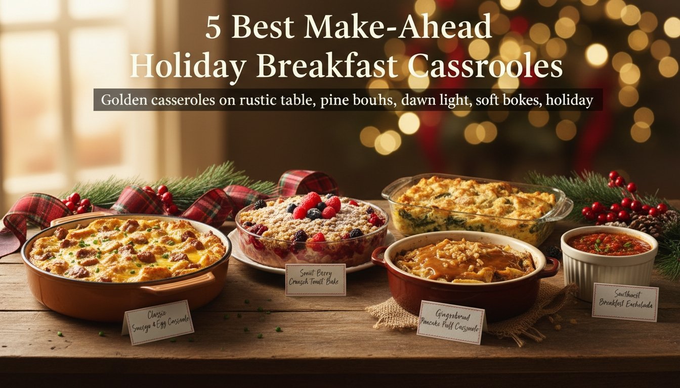five best make ahead holiday casseroles