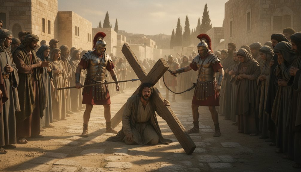 jesus fell three times during crucifixion