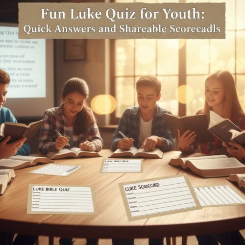 luke bible quiz youth quick answers