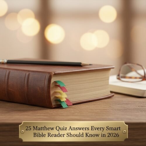 Matthew Bible Quiz in English with Questions and Answers