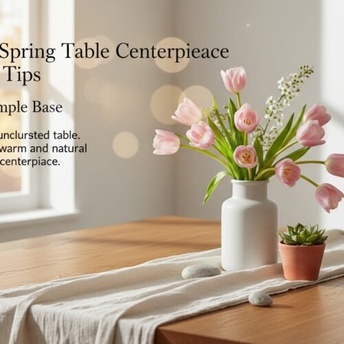 Minimalist Spring Table Centerpiece Decoration Tips My Bible Song 2026 minimalist spring table centerpiece tips