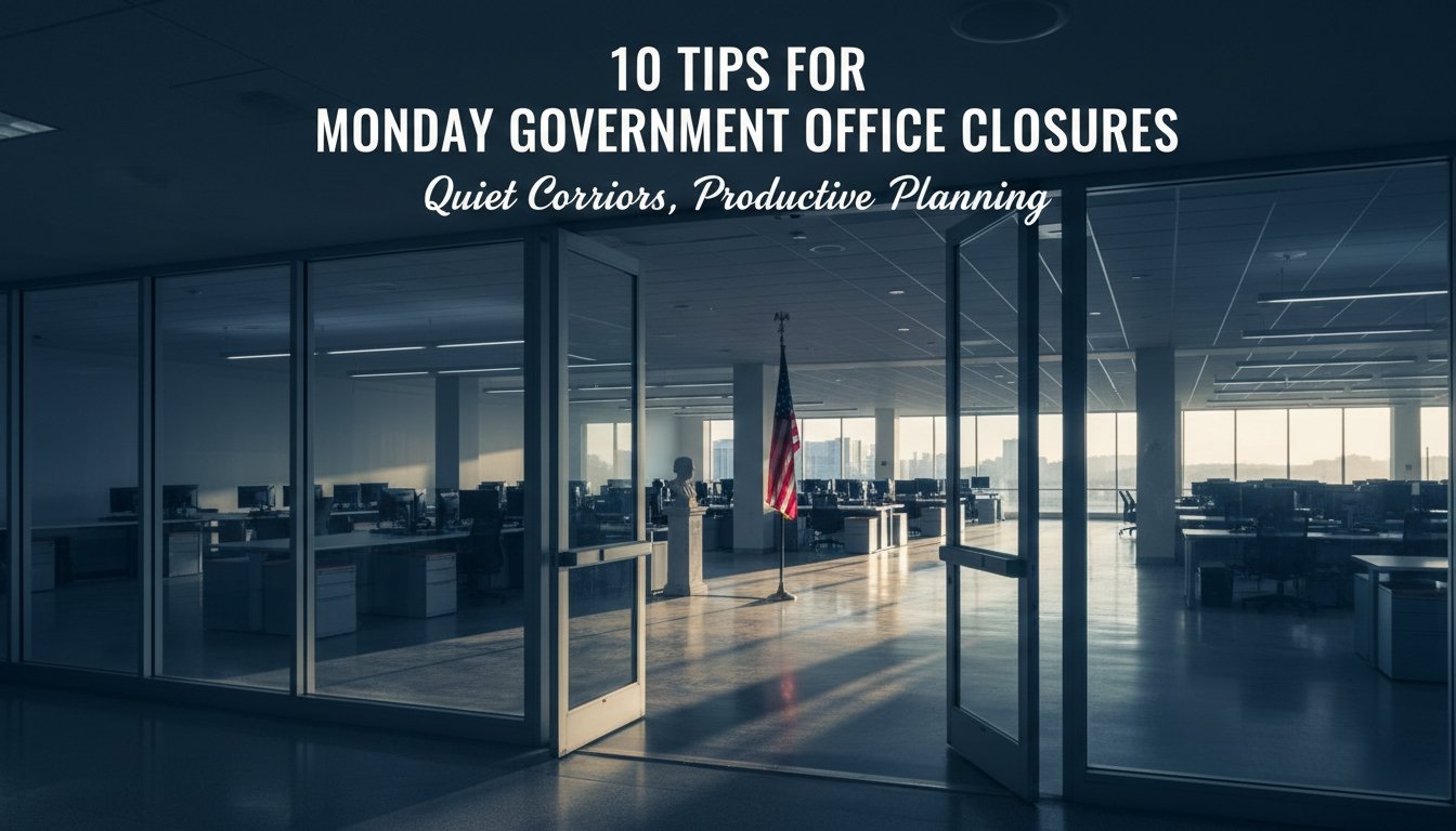monday government office closures 10 tips