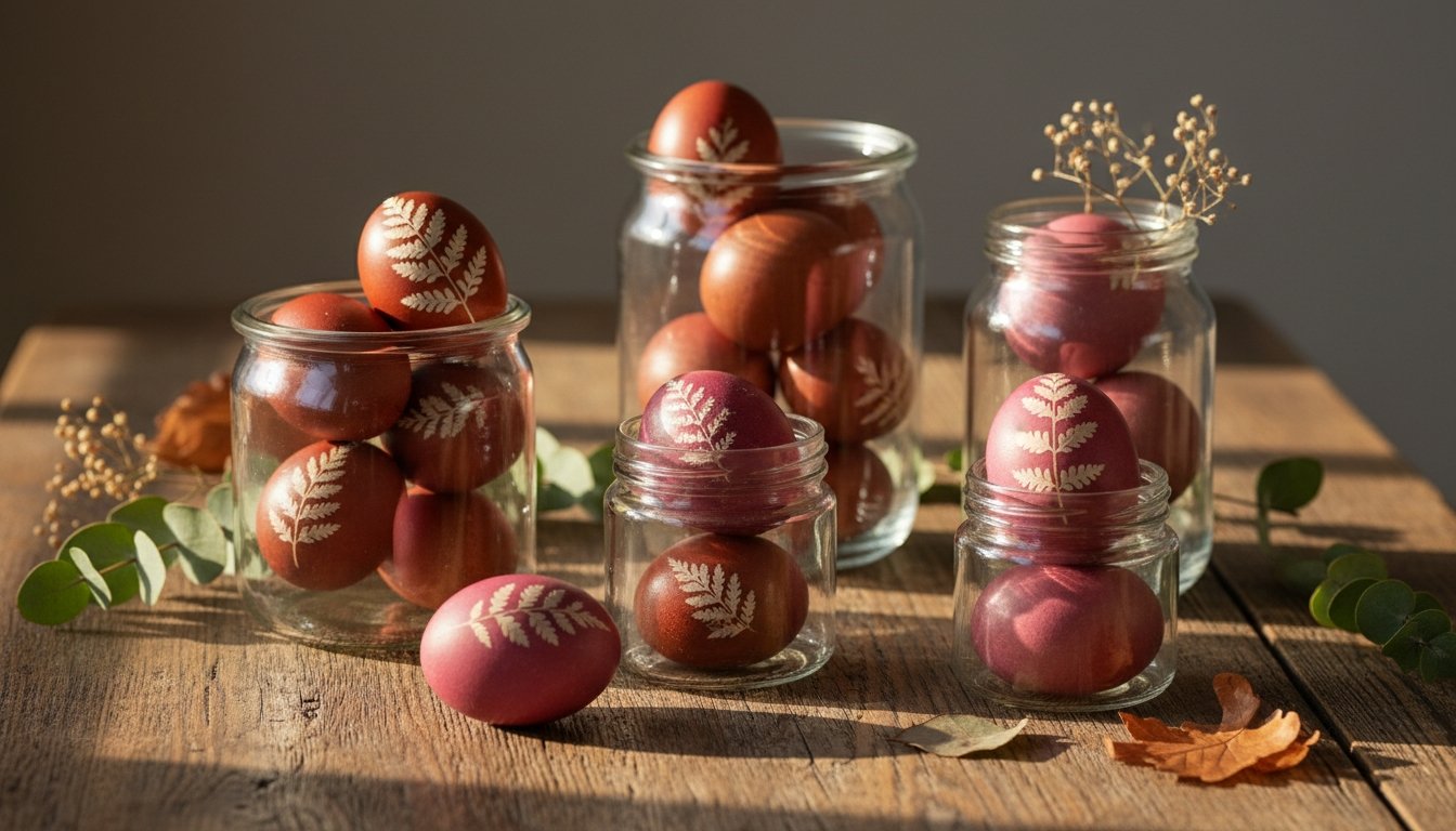 natural dye techniques for eggs