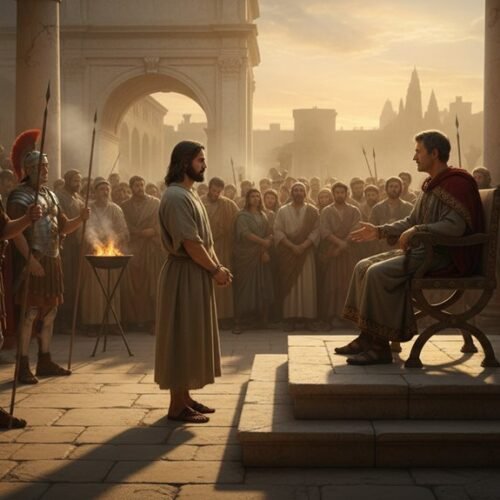 Roman Trial of Jesus: Key Moments Listicle My Bible Song 2026 roman trial key moments summarized