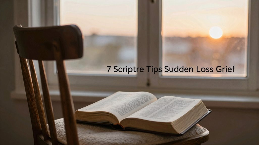 sudden loss grief guidance scripture