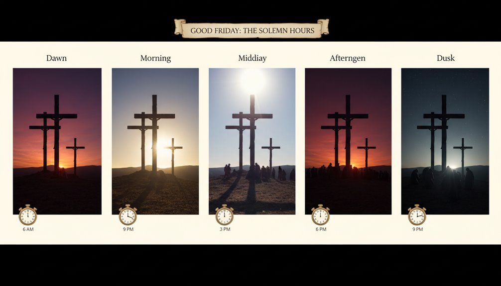 timeline of good friday events