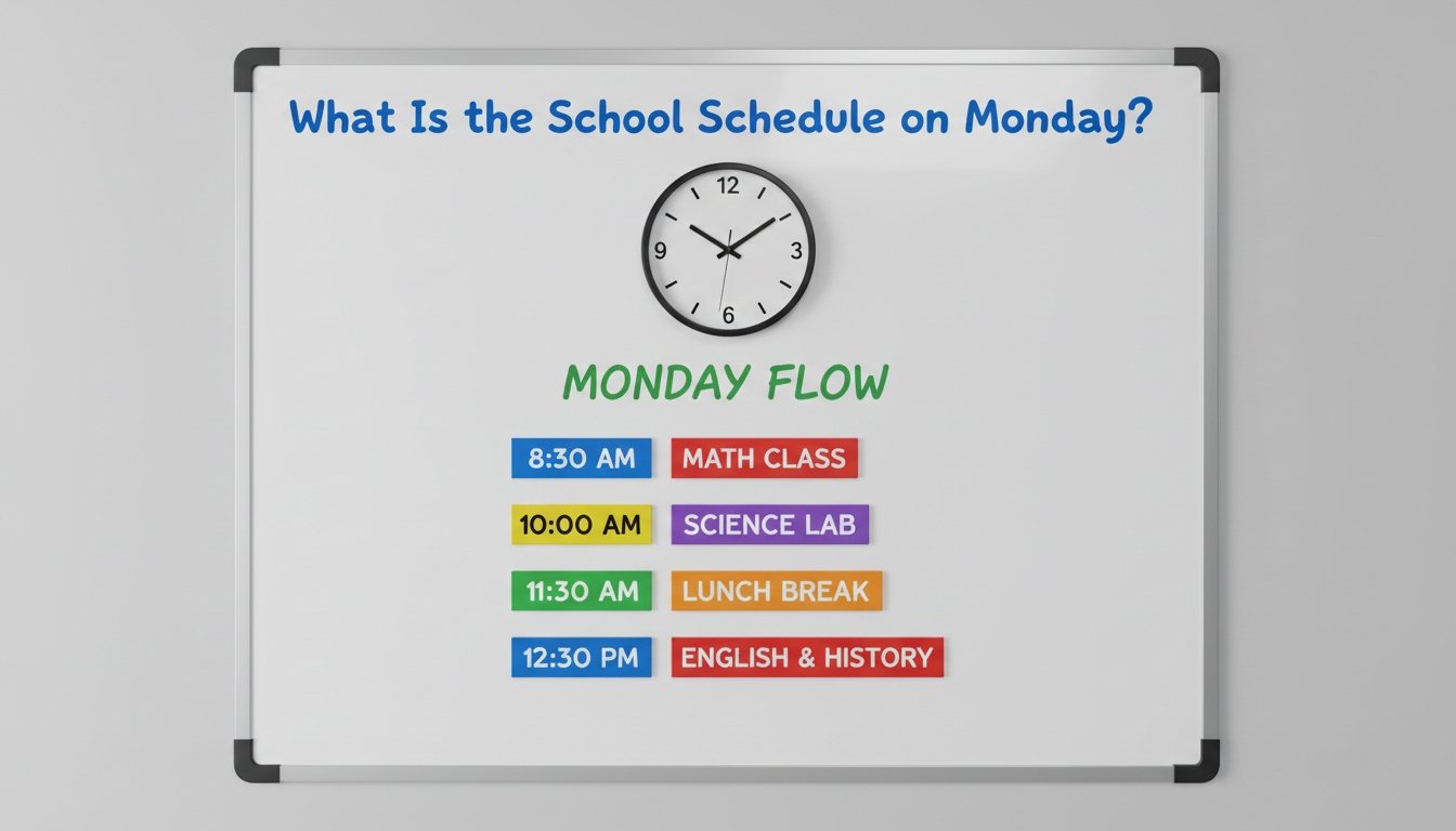 what is monday schedule