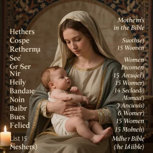 biblical mothers notable women