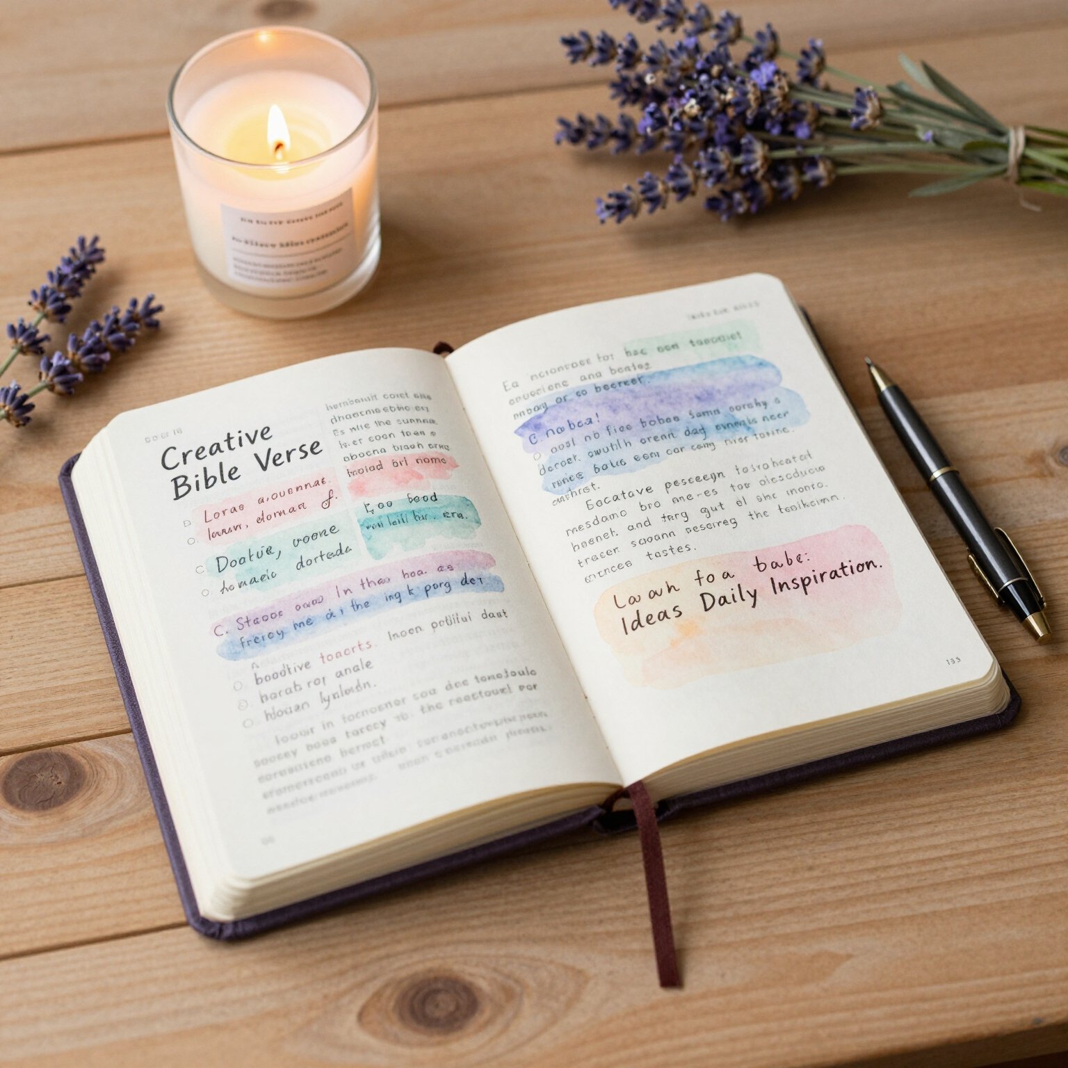 creative bible verse journal ideas