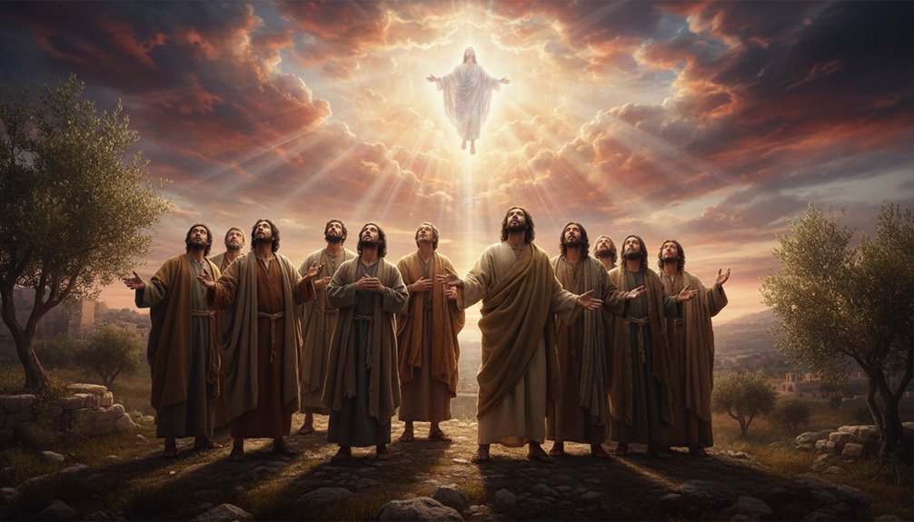 disciples witnessed jesus ascension