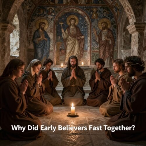 early believers fasted together for guidance