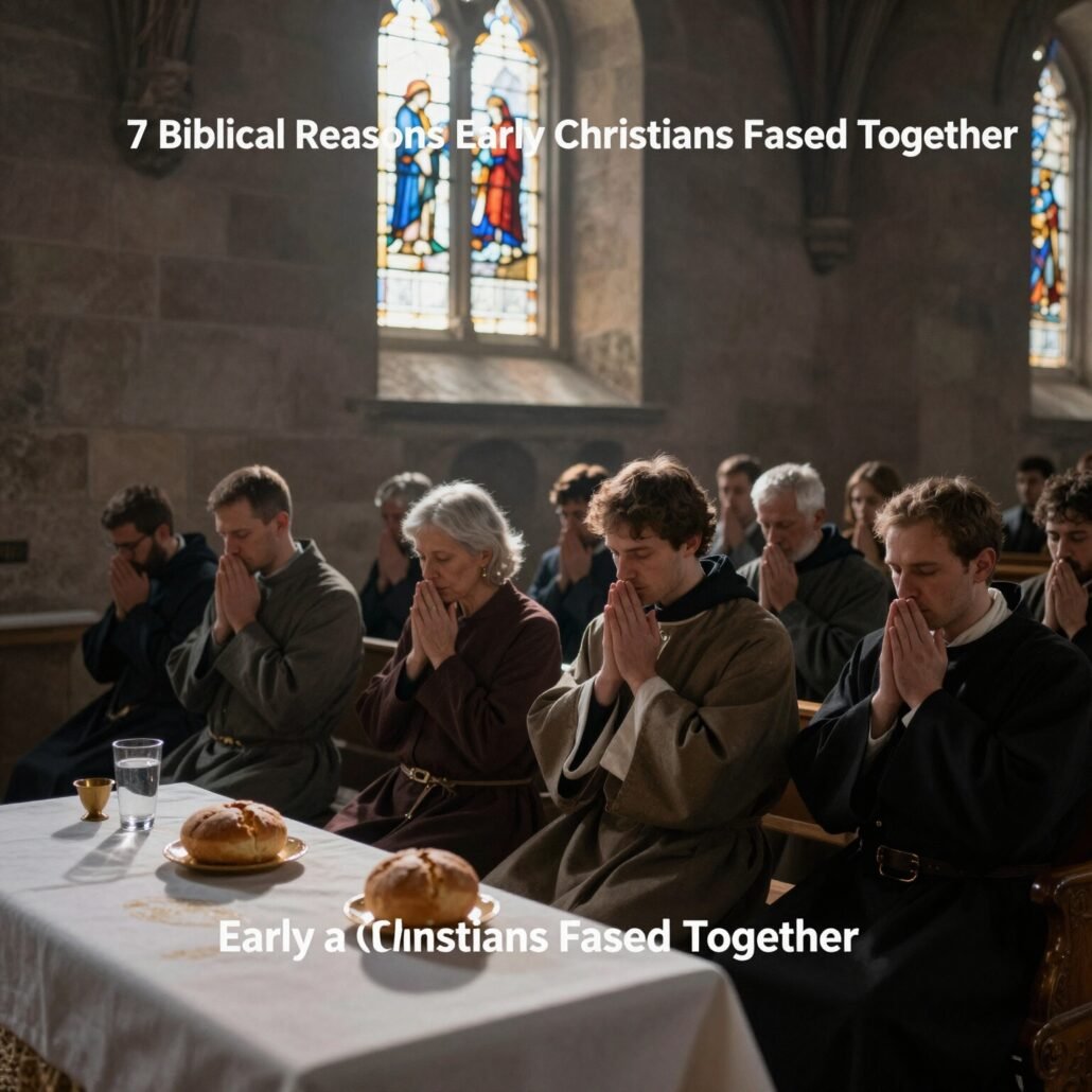 early christians fasted together for reasons