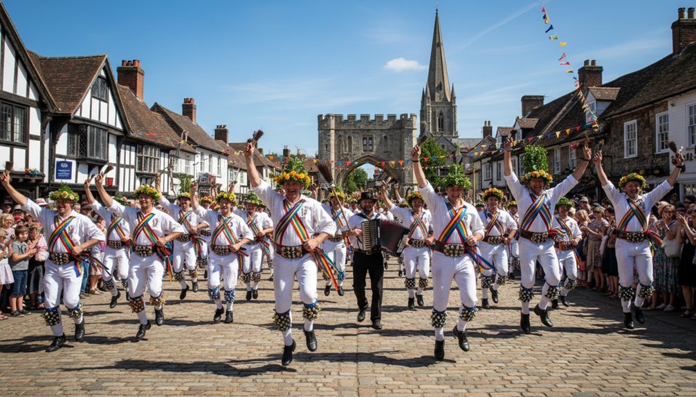 five morris dancing whitsun ale festivals