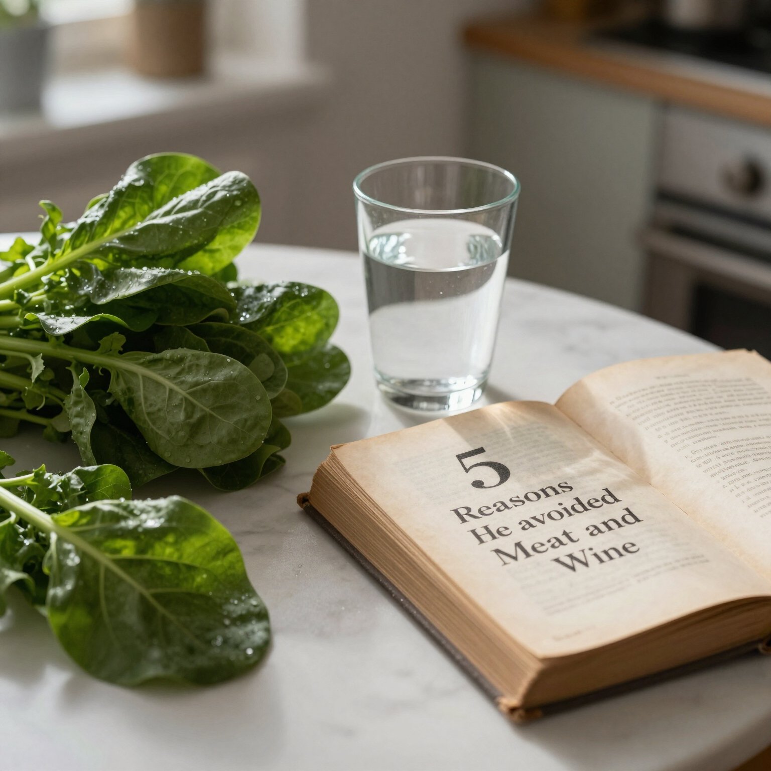 five reasons he avoided meat and wine