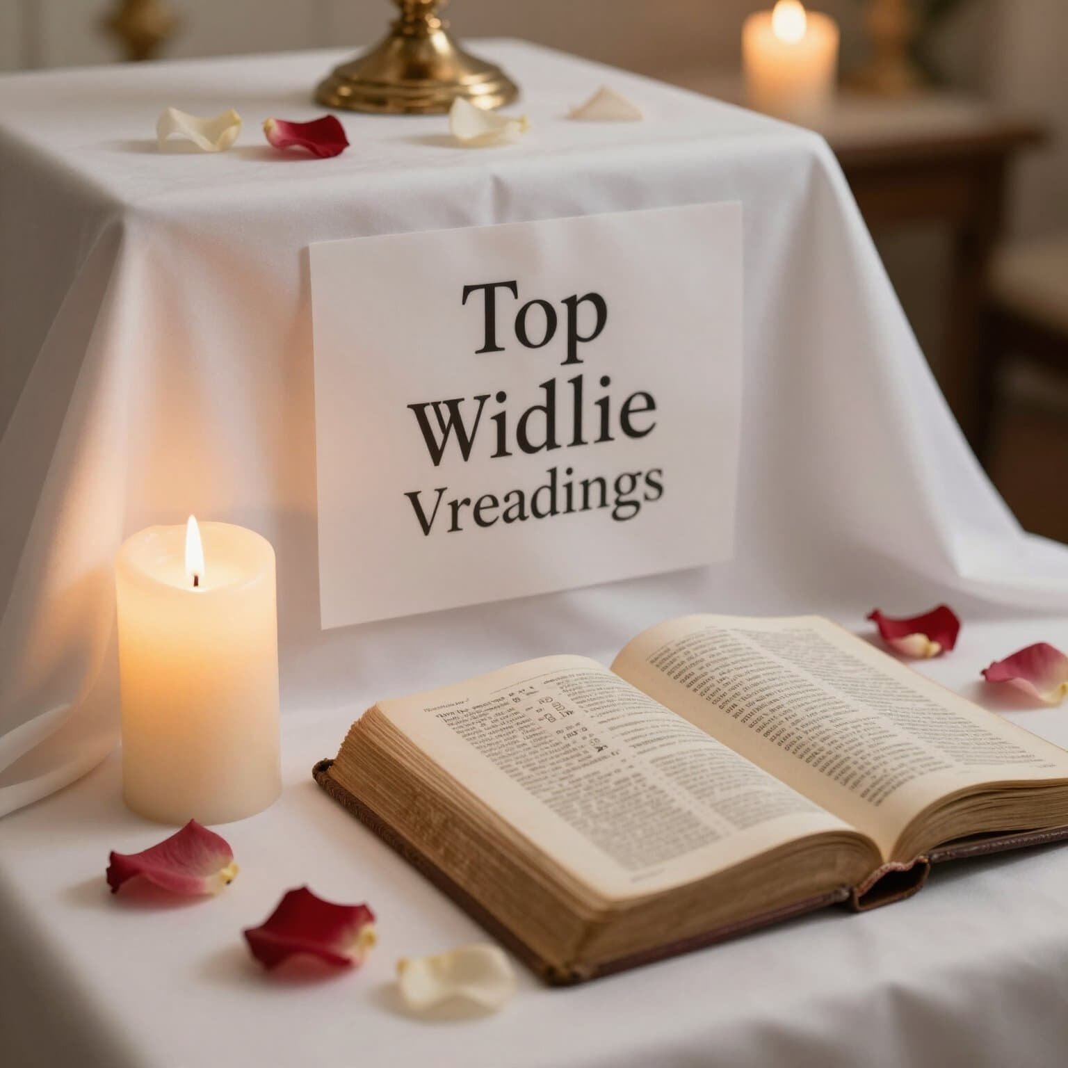 meaningful biblical wedding readings