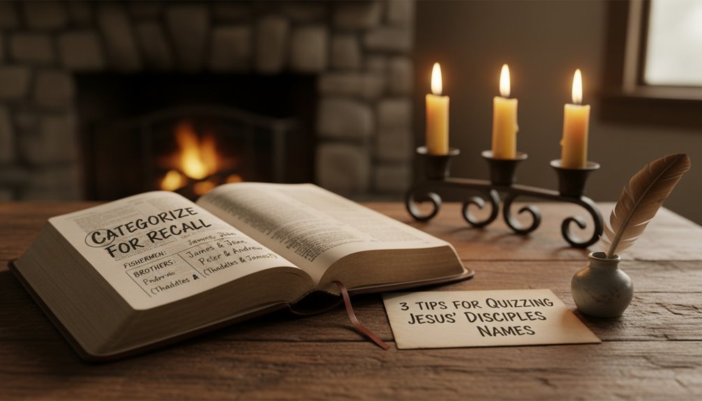 quizzing jesus disciples names
