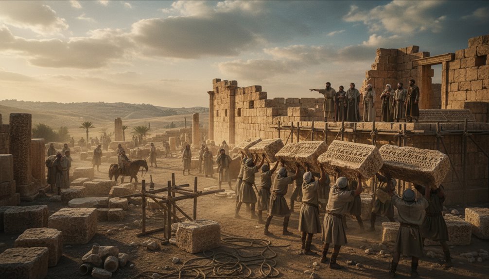 rebuilding ezra nehemiah temple context