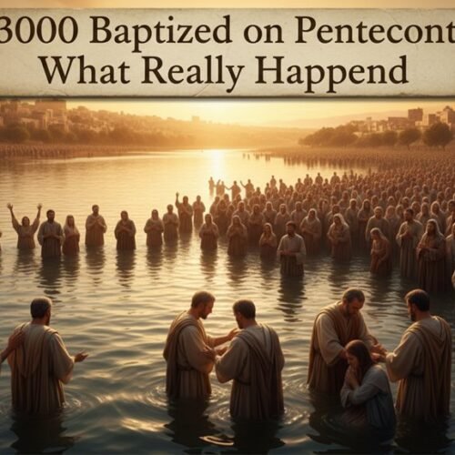 three thousand baptized at pentecost