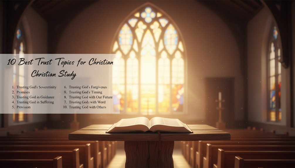 top christian study trust topics