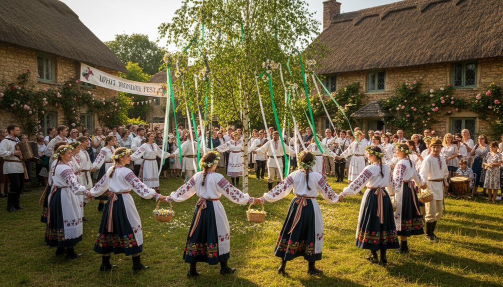 whit monday folk customs celebrated today