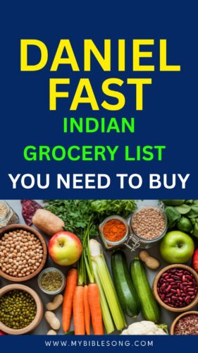 Daniel fast indian grocery list dal lentils vegetables grains