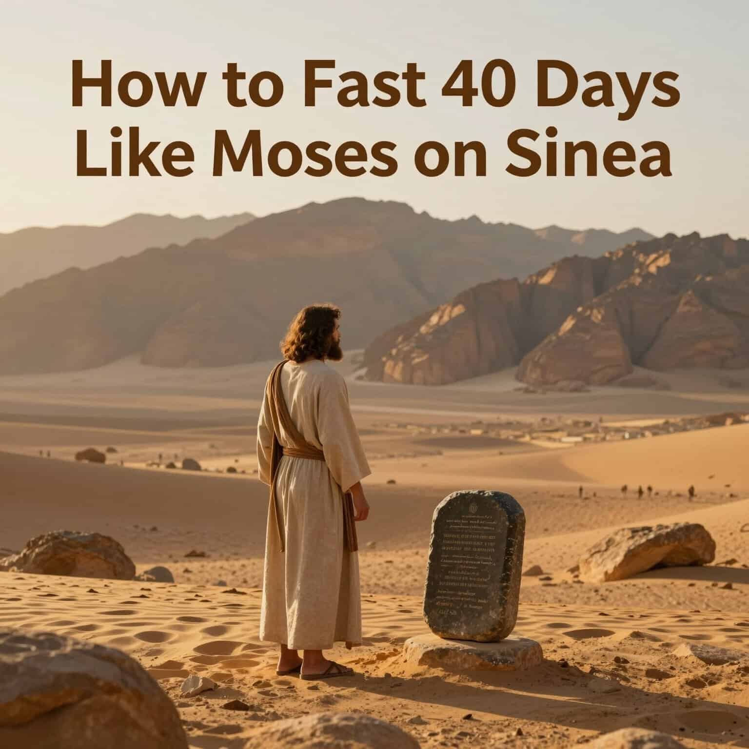 moses 40 day sinai fast